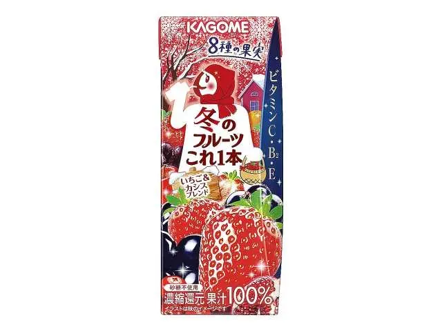 KAGOME Winter Fruits Kore Ippon Strawberry & Cassis Blend