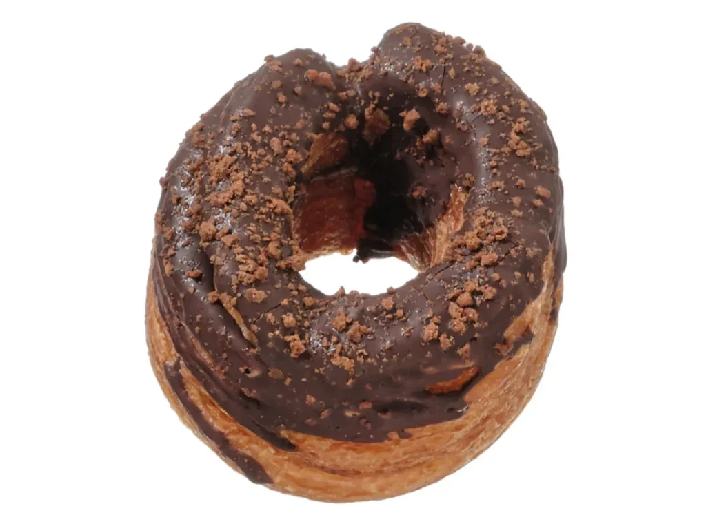 Three-Layer Chocolate Danish Donut