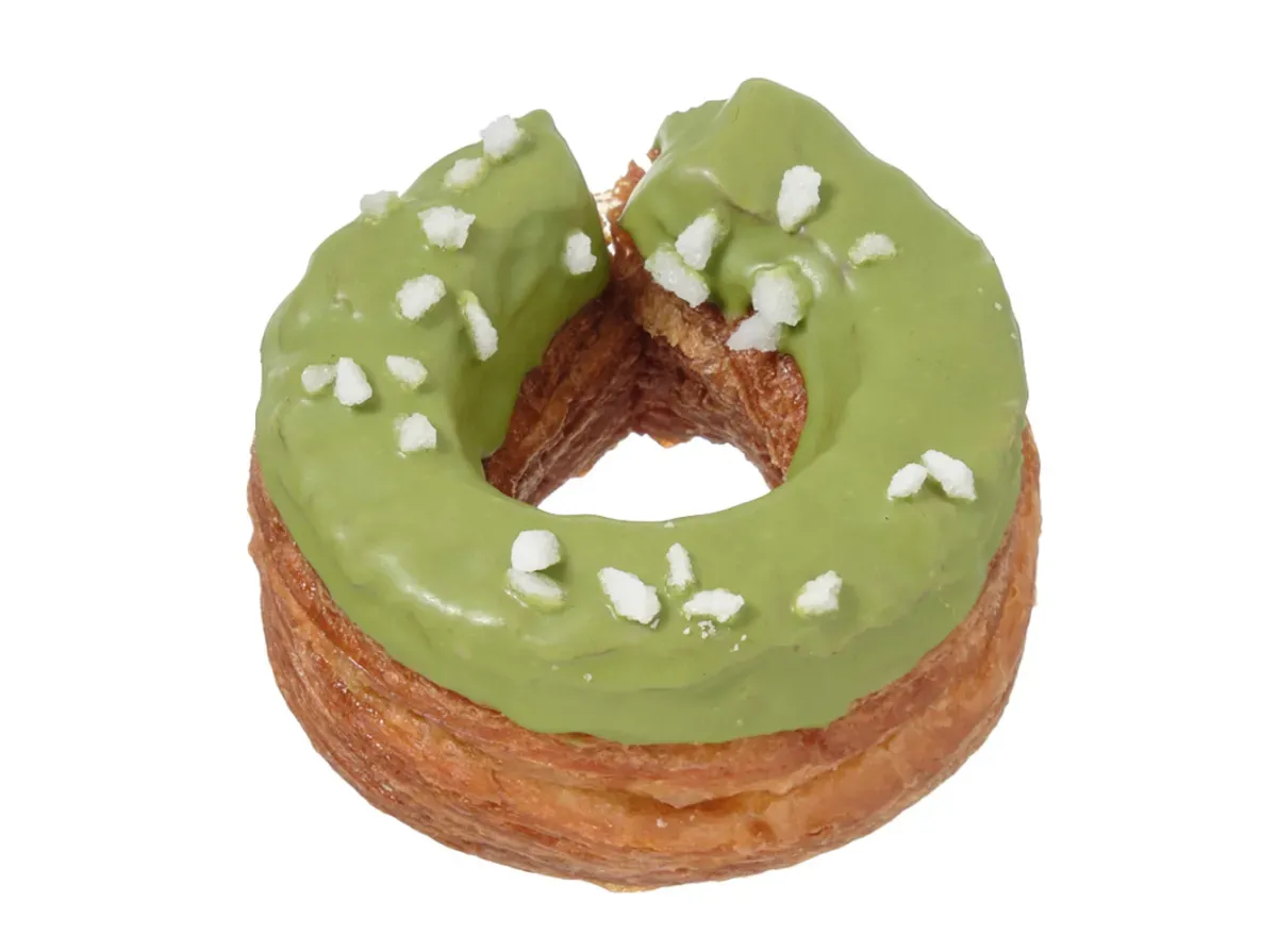 Triple Layer Matcha Danish Donut
