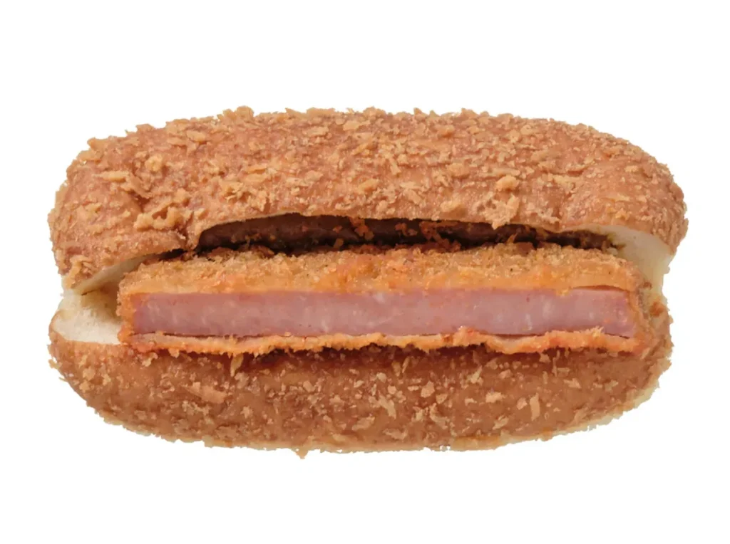 厚切りハムカツカレーパン