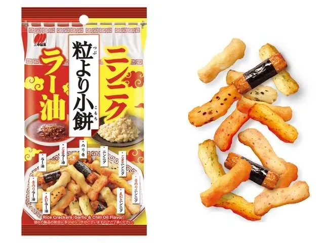 SANKO SEIKA Tsubuyori Komochi Garlic & Chili Oil Flavor
