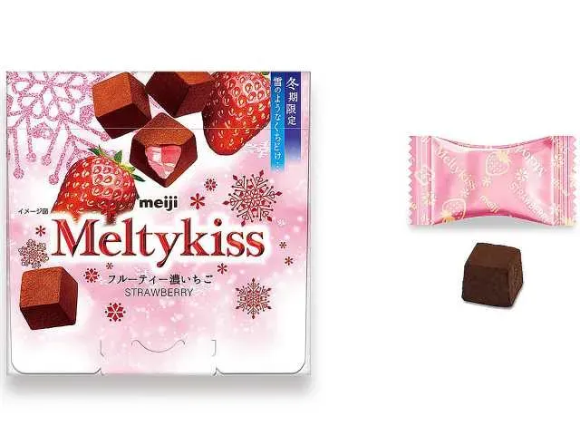 明治 メルティーキッス フルーティー濃いちご