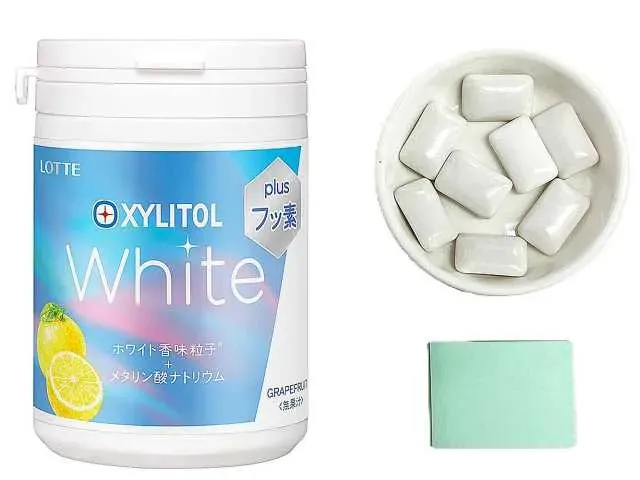 キシリトール ホワイト+フッ素 グレープフルーツボトル