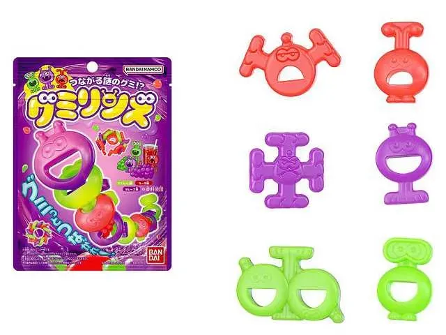 バンダイつながる謎のグミ!?グミリンズ(ぷっくりシール付き)