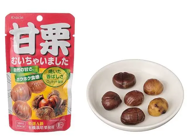 KRACIE 껍질 깐 군밤 소포장