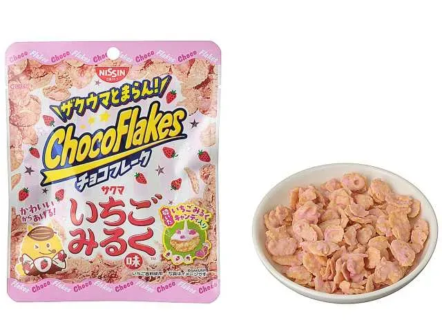 日清シスコ チョコフレーク いちごみるく味
