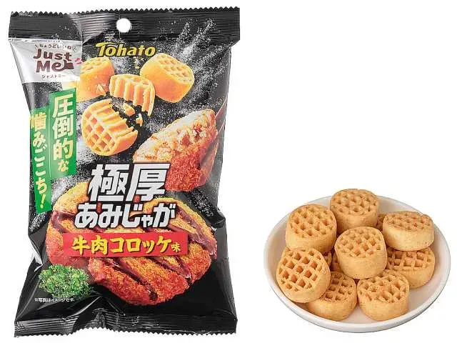 東ハト 極厚あみじゃが 牛肉コロッケ味