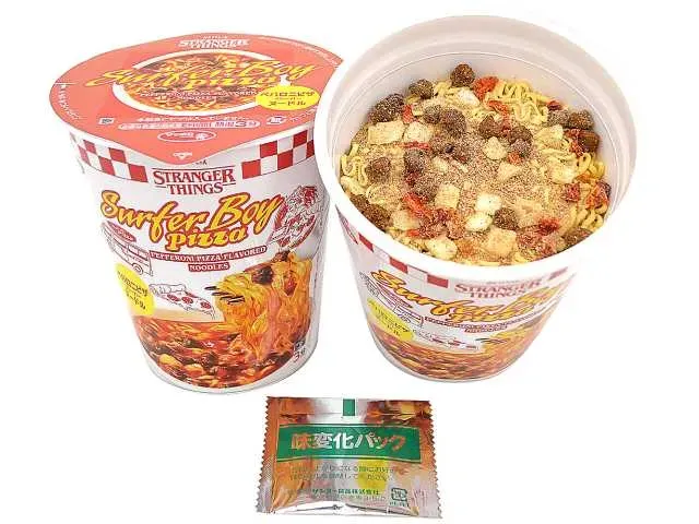넷플릭스 기묘한 이야기 페퍼로니 피자 맛 누들
