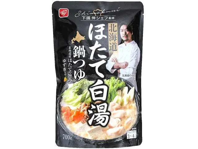 ベル食品 下國伸シェフ監修 北海道ほたて白湯鍋つゆ 700g