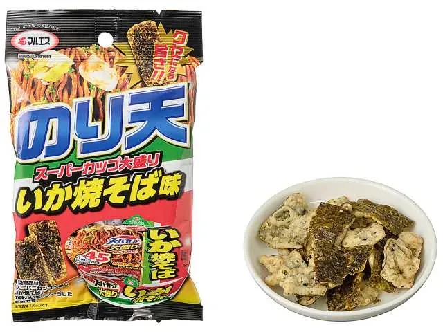 マルエス のり天 スーパーカップ大盛りいか焼そば味