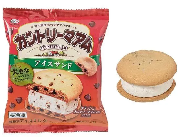 不二家 カントリーマアムアイスサンド