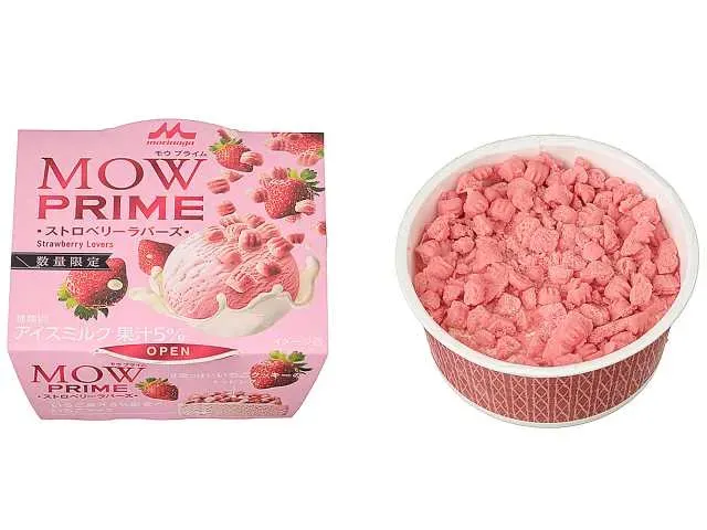 MORINAGA MILK MOW PRIME Strawberry Lovers